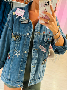 Giacca Denim Pop