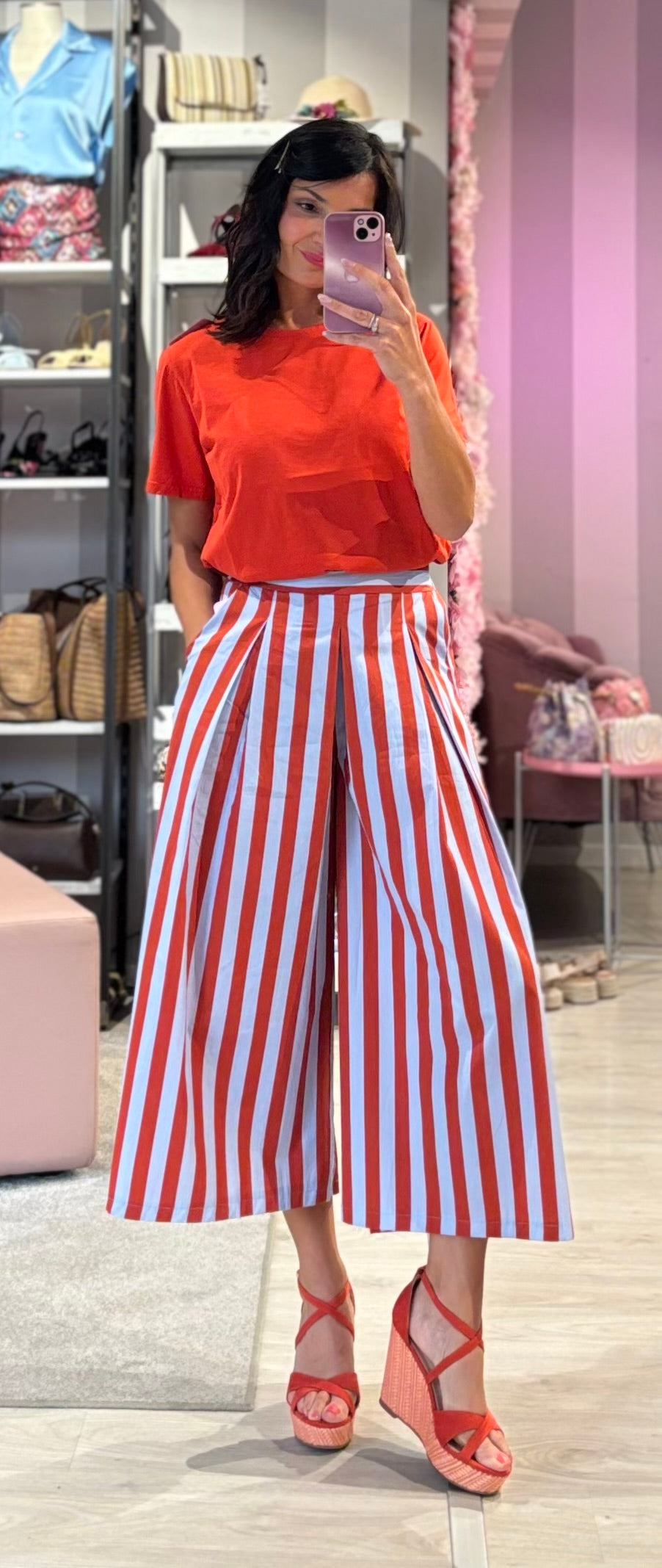 Pantalone Righe