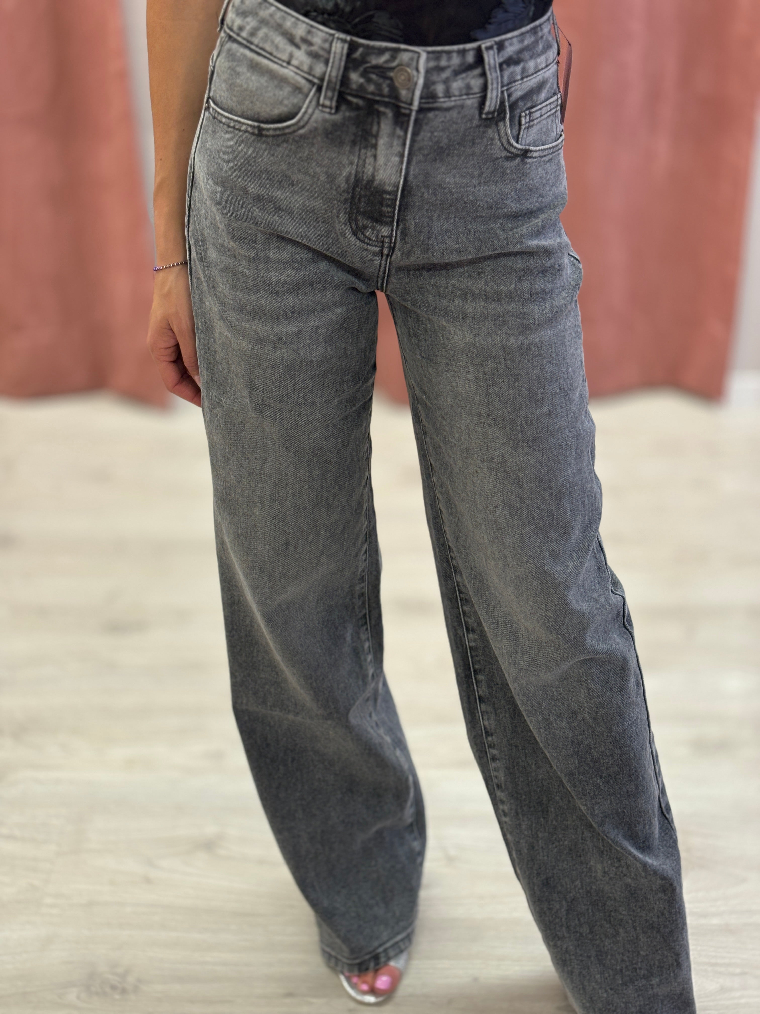 Jeans Palazzo Black
