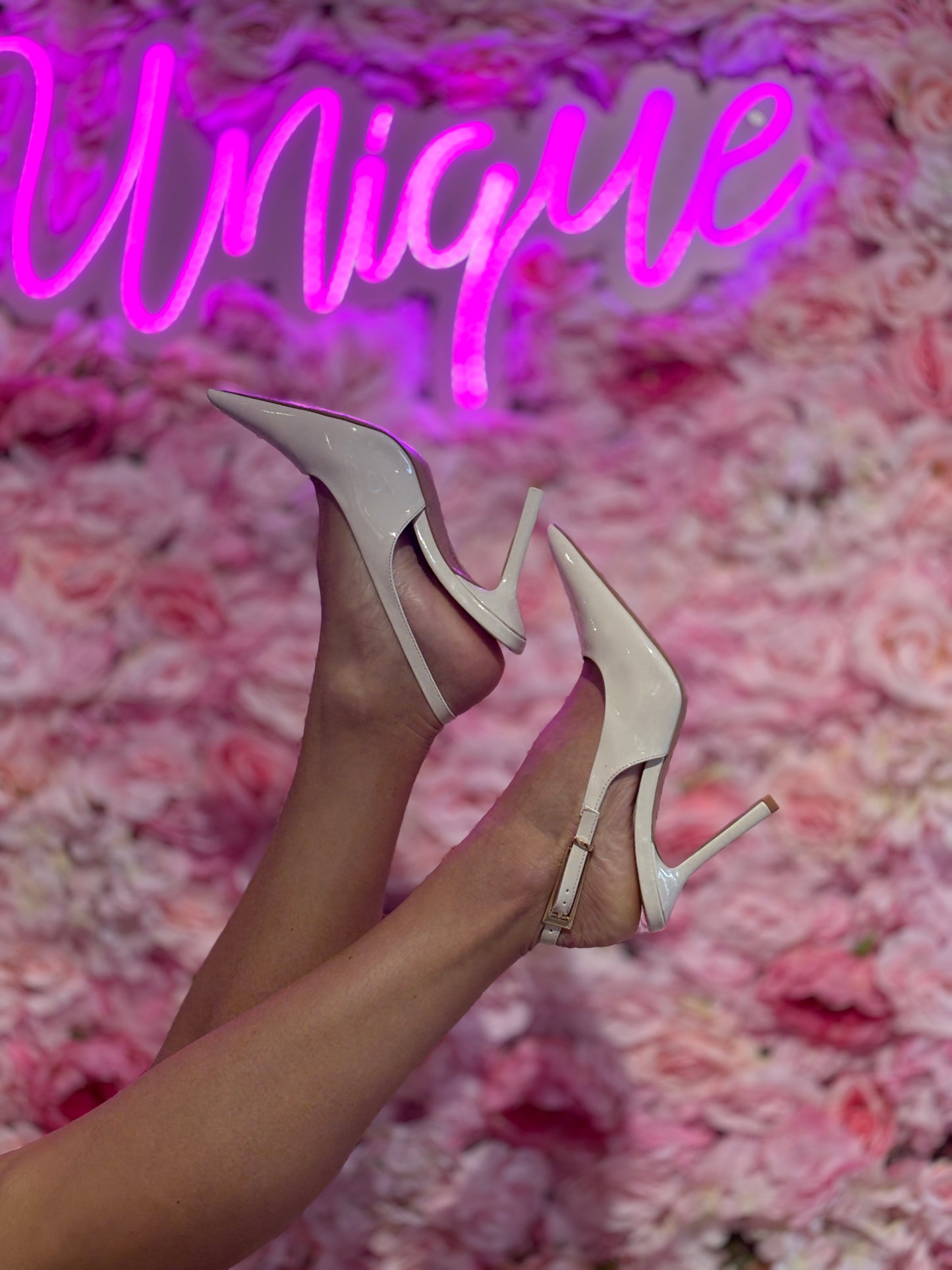 Slingback vernice