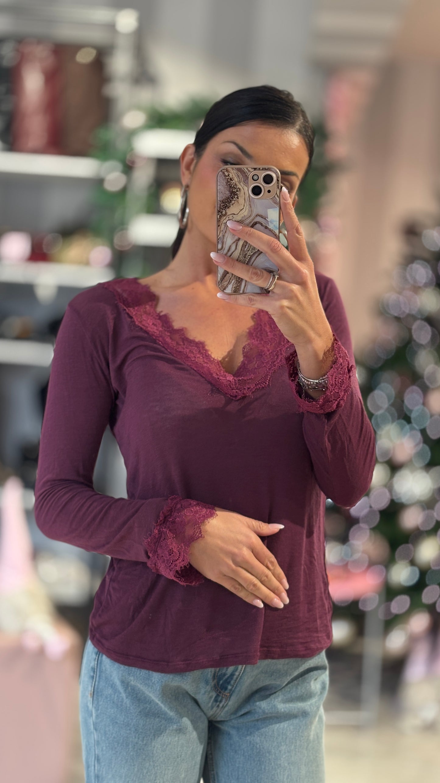 Maglia misto lana