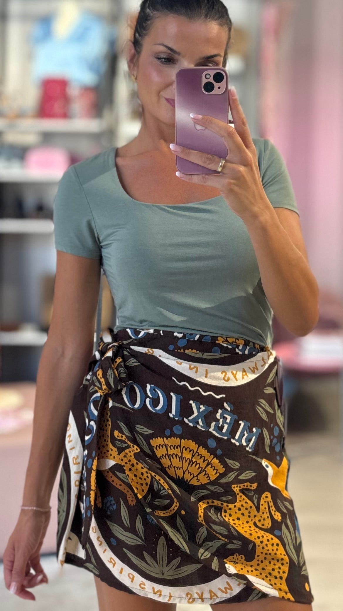 T-shirt Girocollo Viscosa