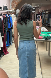 Gonna Jeans Longuette