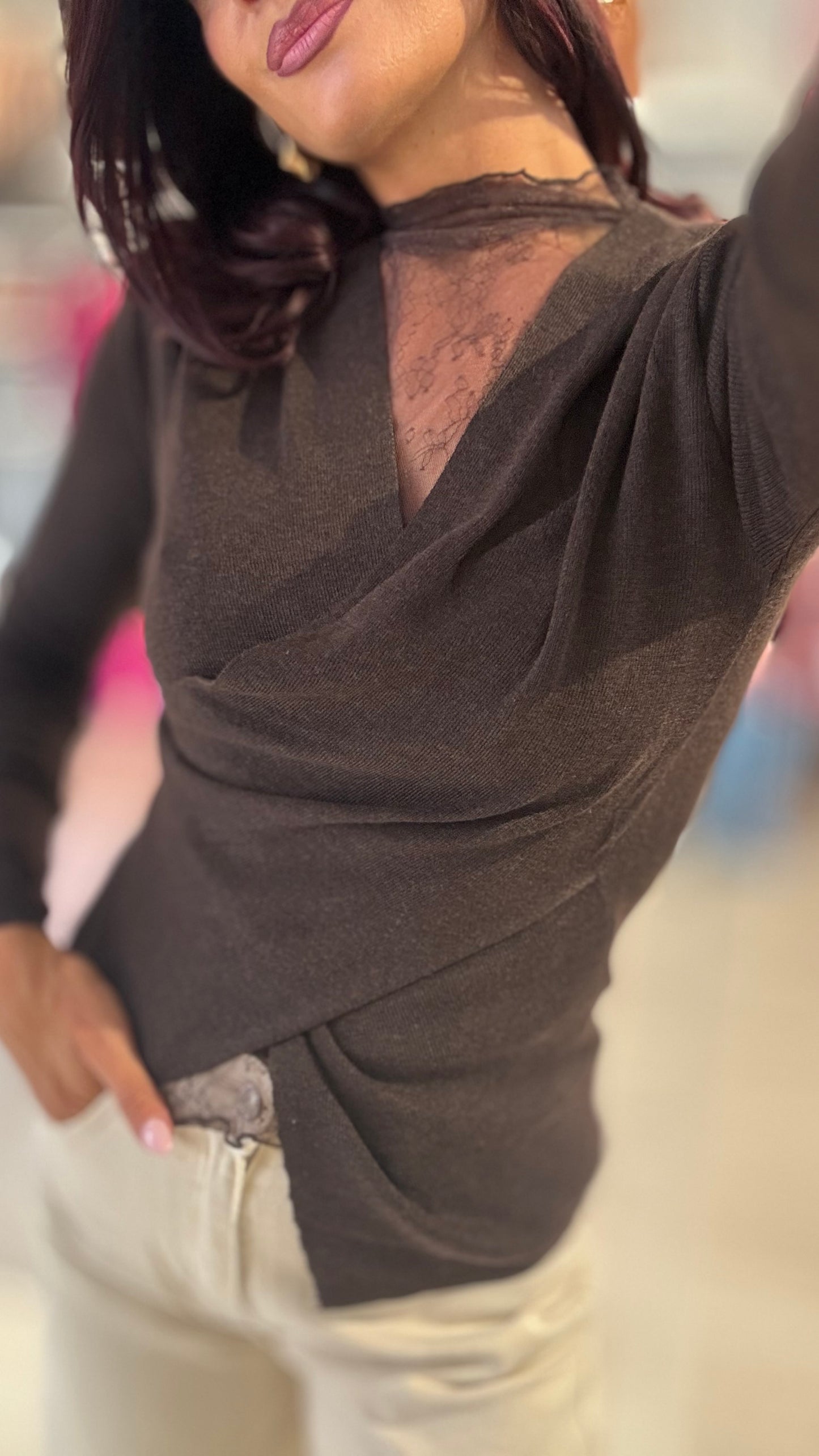 Maglia Pizzo Incrocio