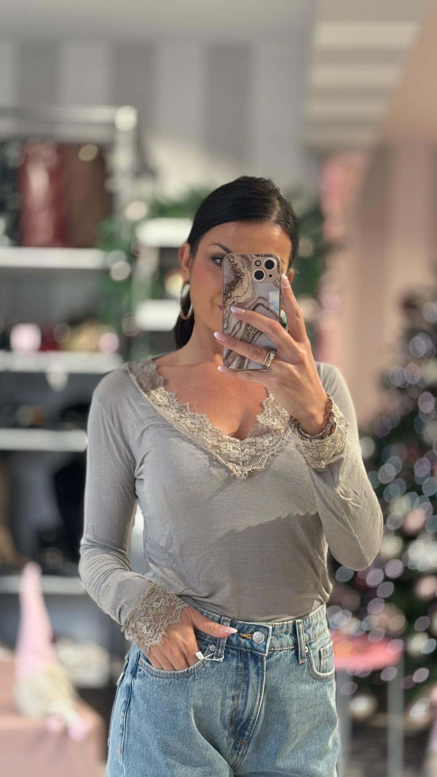 Maglia misto lana