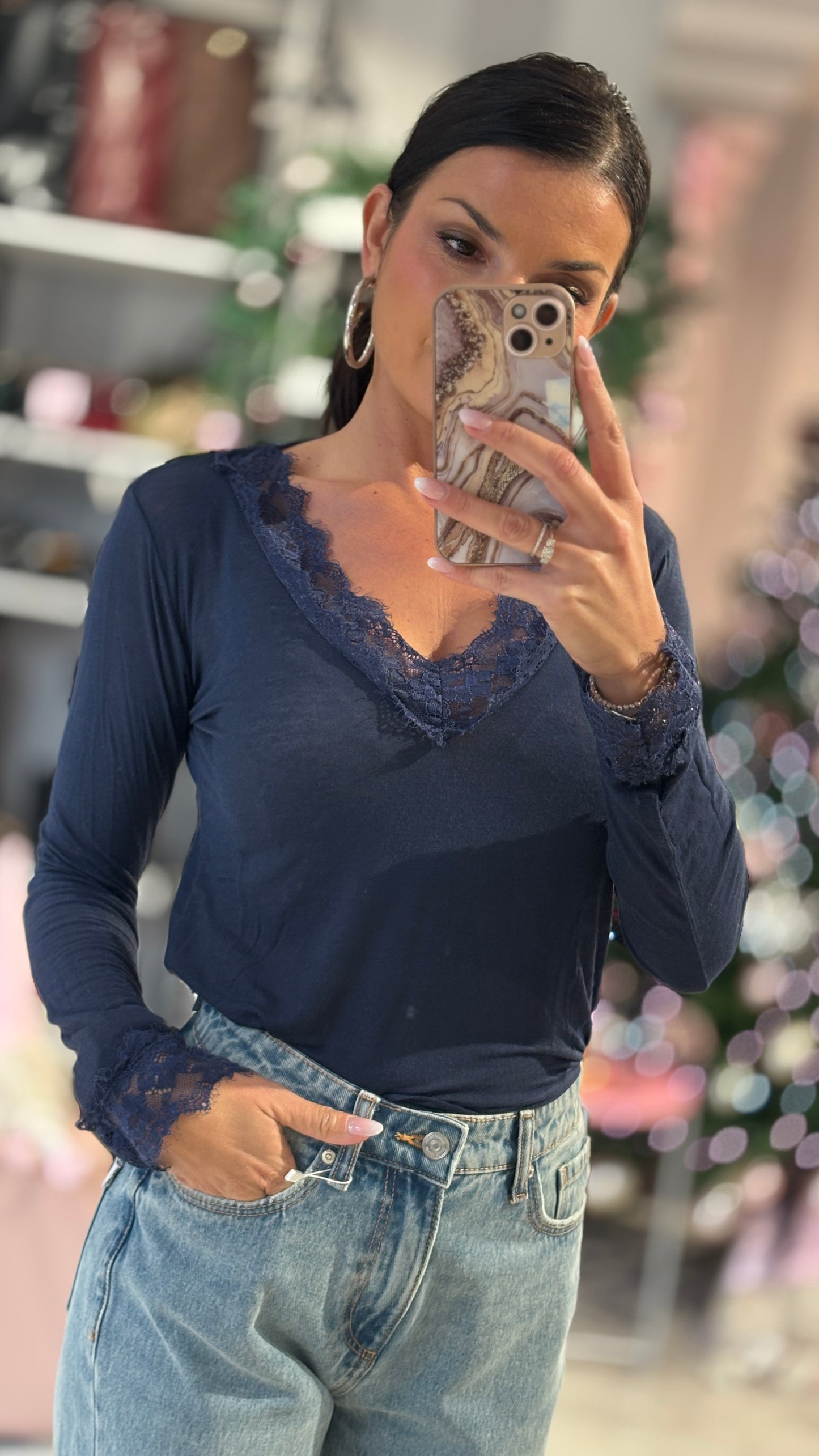 Maglia misto lana