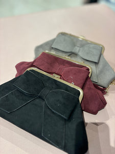 Borsa Camoscio Fiocco