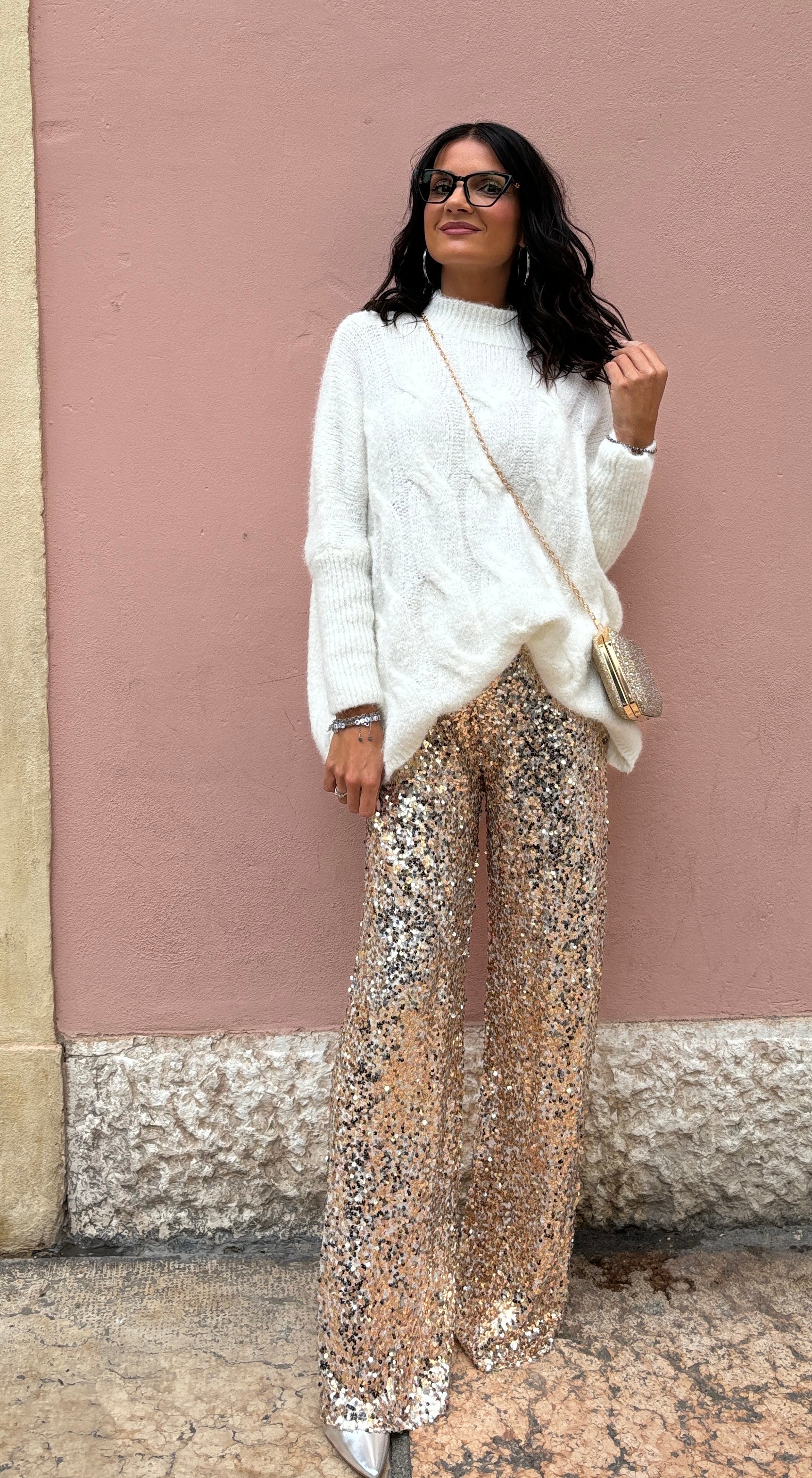 Pantalone Paillettes