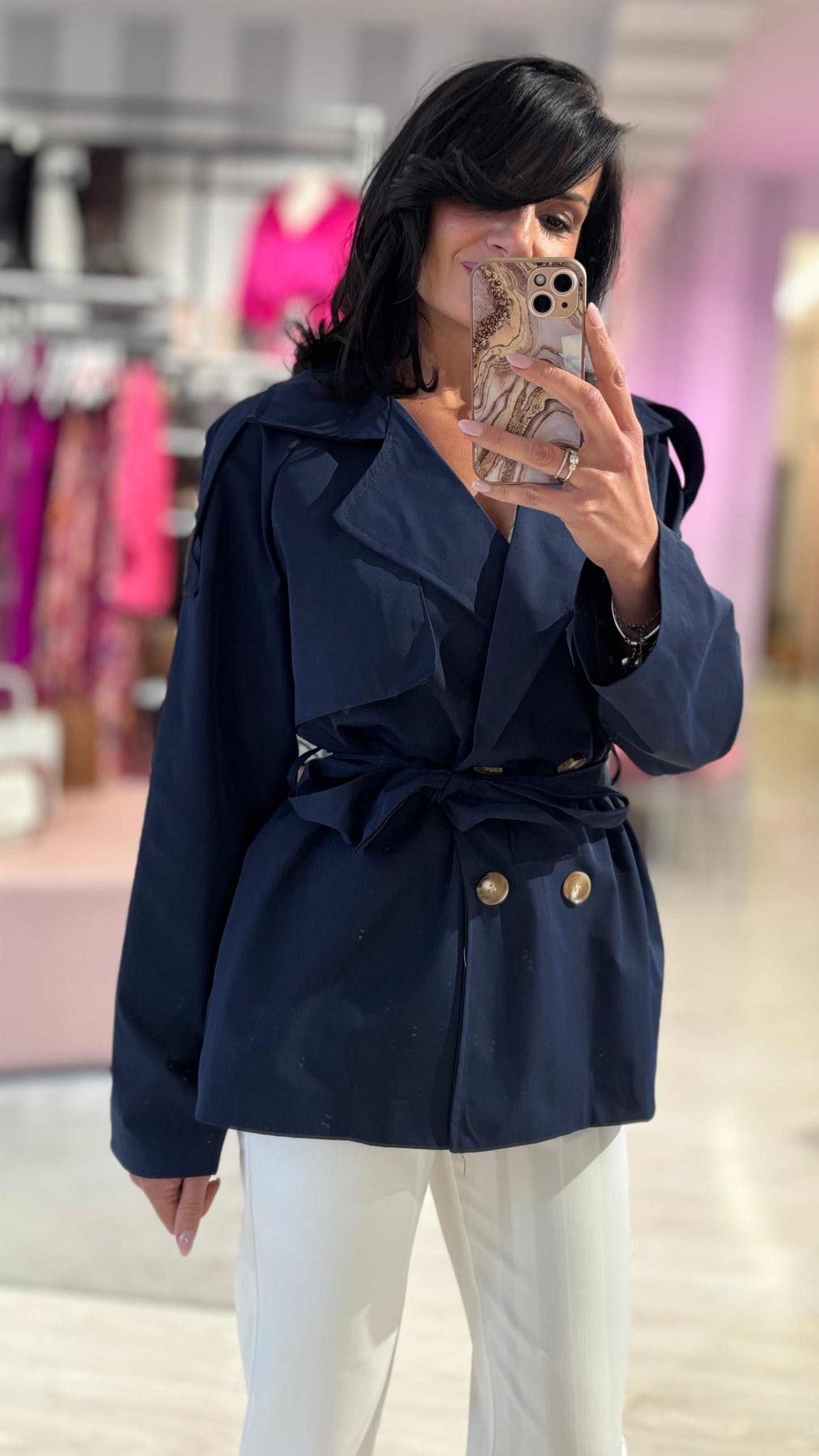 Trench skirt