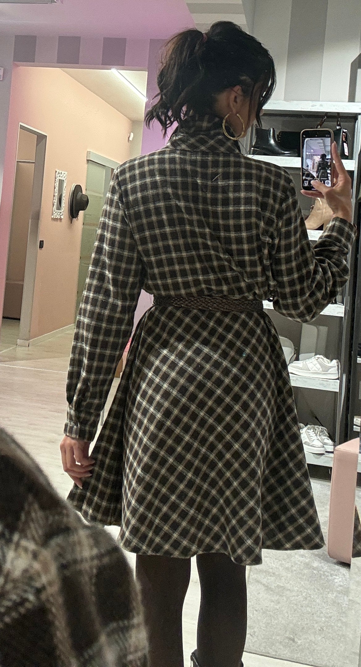 Abito Check Skirt