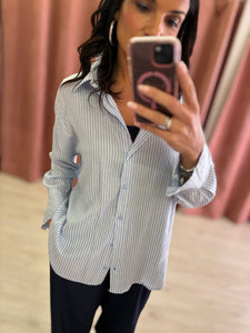 Camicia Righe Lurex