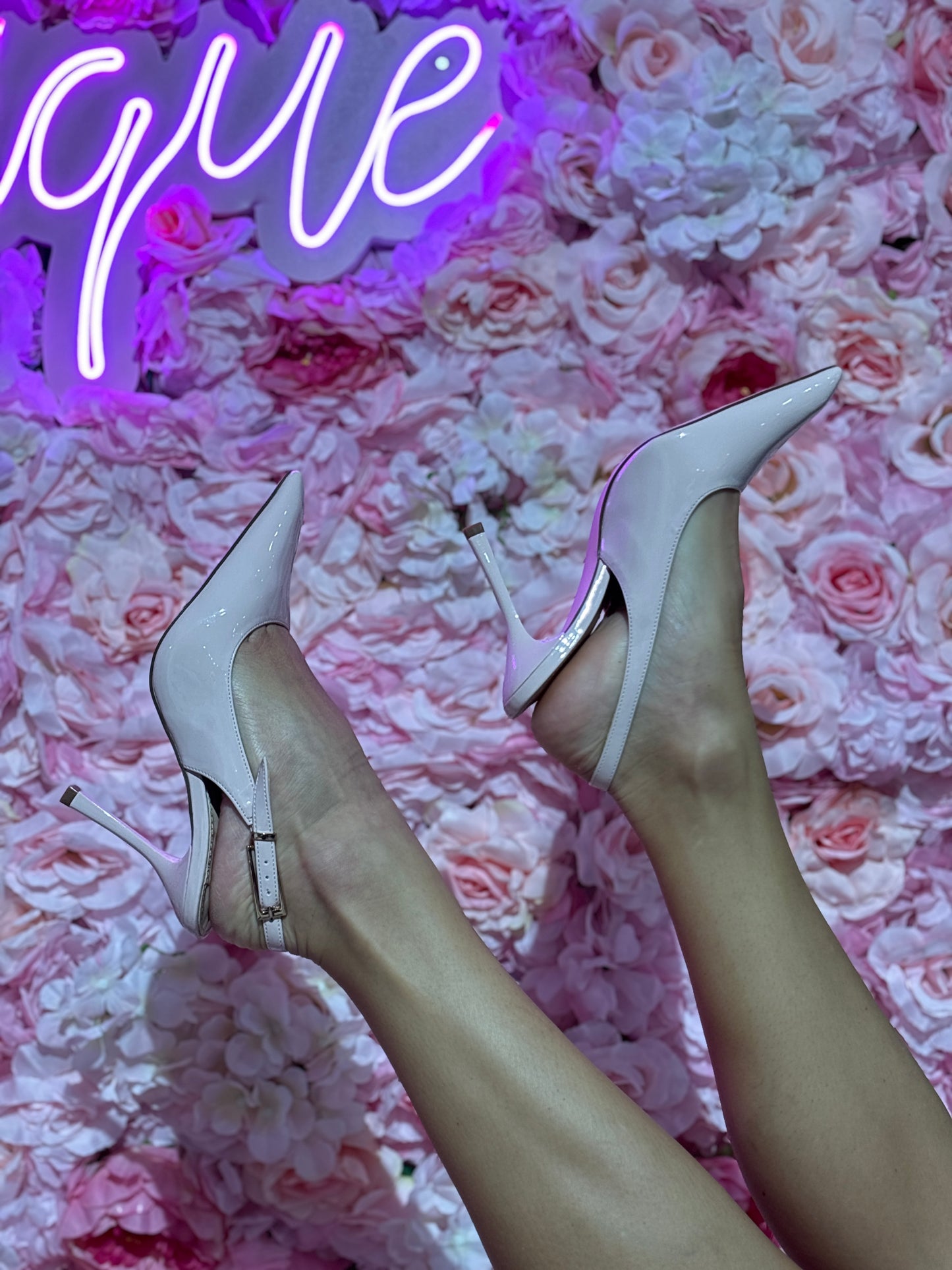 Slingback Pink-Gold