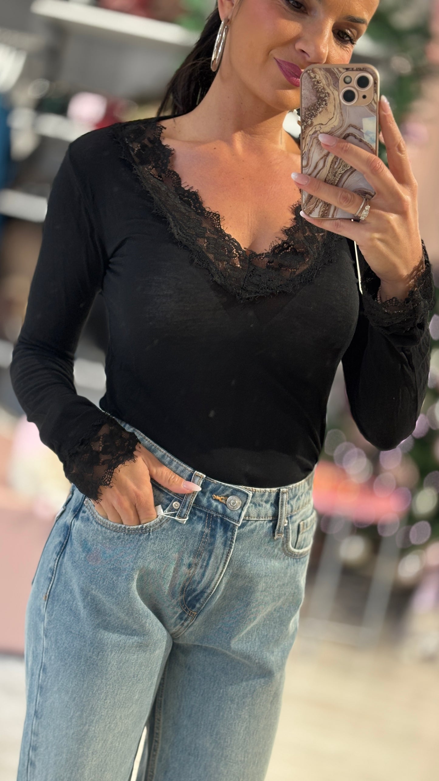 Maglia misto lana