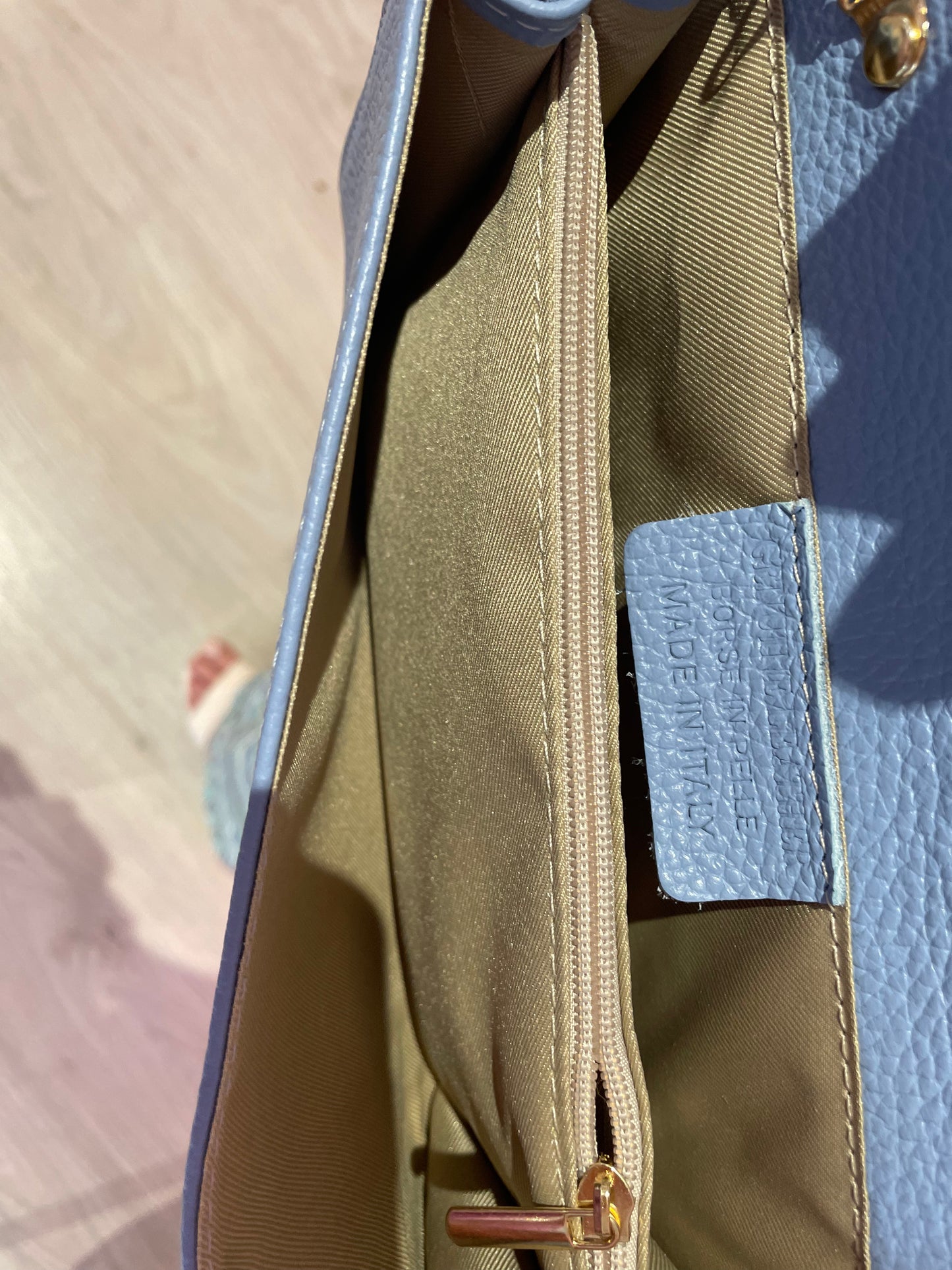 Pochette Pelle