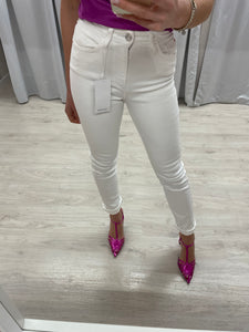 Jeans Slim white