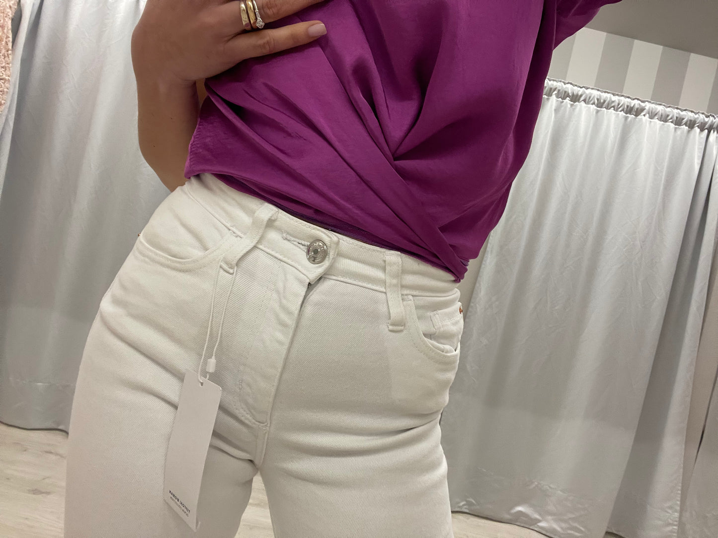 Jeans Slim white